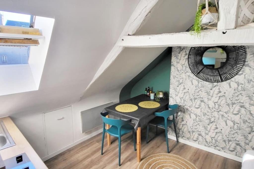 La Cabane - Petit Studio Mansarde - Plage 50M - Rue Gratuite Saint-Malo Exteriér fotografie