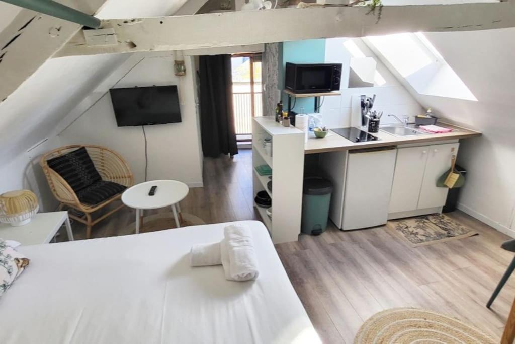 La Cabane - Petit Studio Mansarde - Plage 50M - Rue Gratuite Saint-Malo Exteriér fotografie