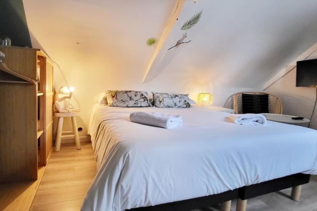La Cabane - Petit Studio Mansarde - Plage 50M - Rue Gratuite Saint-Malo Exteriér fotografie