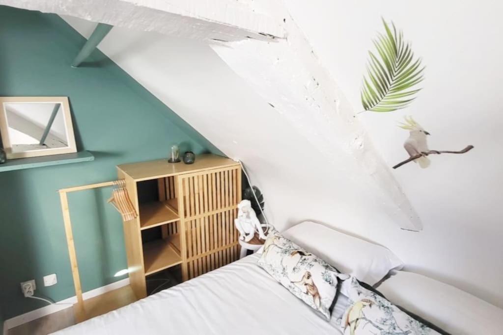 La Cabane - Petit Studio Mansarde - Plage 50M - Rue Gratuite Saint-Malo Exteriér fotografie